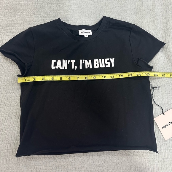 superdown Black Crop Top - Picture 4 of 5